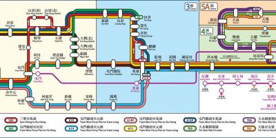 HK ferroviaria mapa