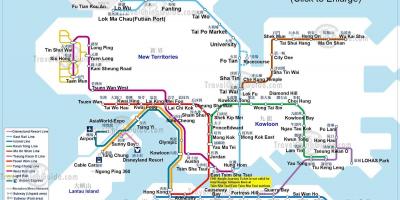 Mapa Metro de Hong Kong
