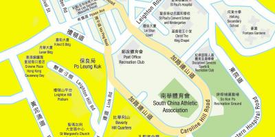 Olímpico MTR estación mapa
