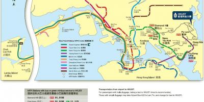 Universidade de Hong Kong mapa