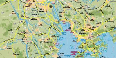 Mapa do camiño de Hong Kong