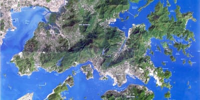 Mapa de satélite Hong Kong