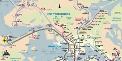 HK subterráneo mapa